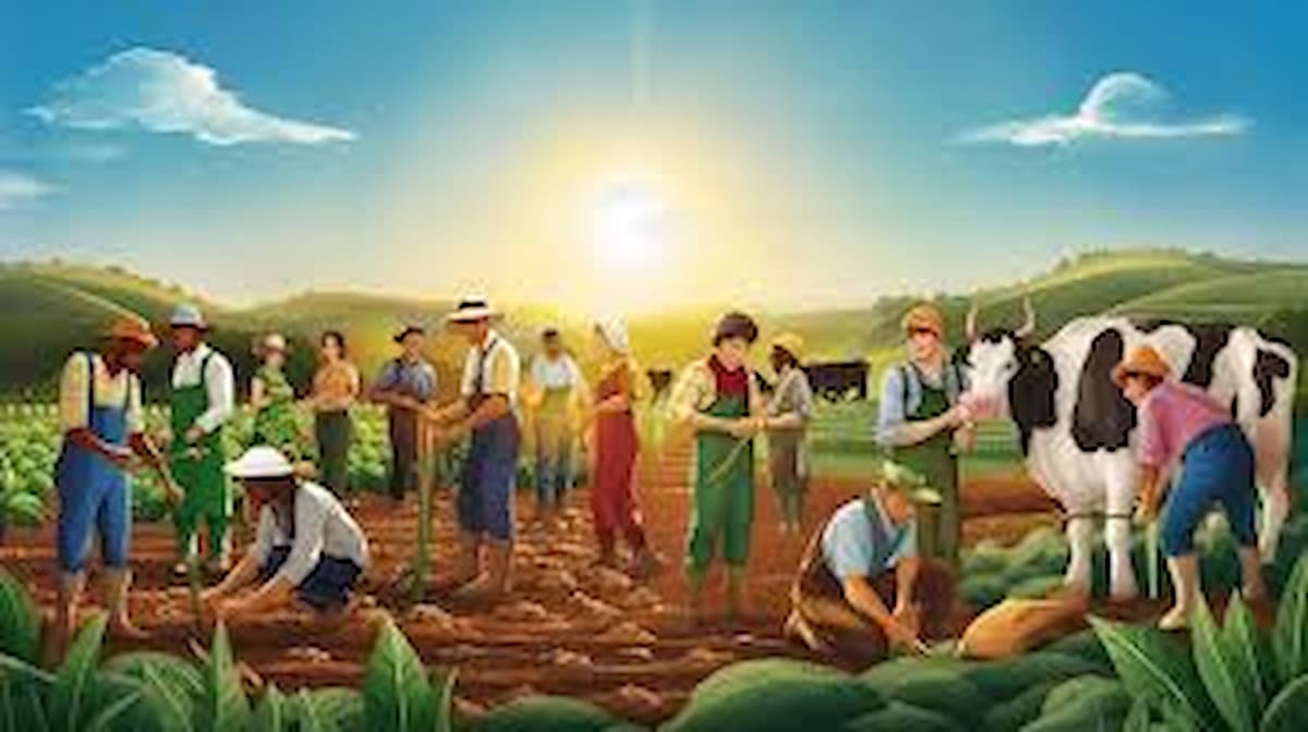 G20 Boere-dialoog: Powerful Ways Farmers Connect Positively G20 Boere-dialoog showing farmers collaborating and exchanging ideas in a vibrant farmland setting